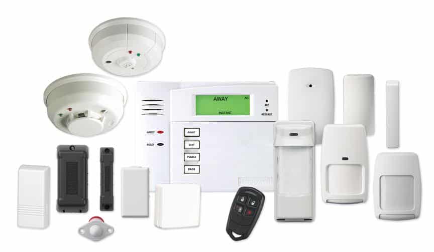 Residential Alarm System components